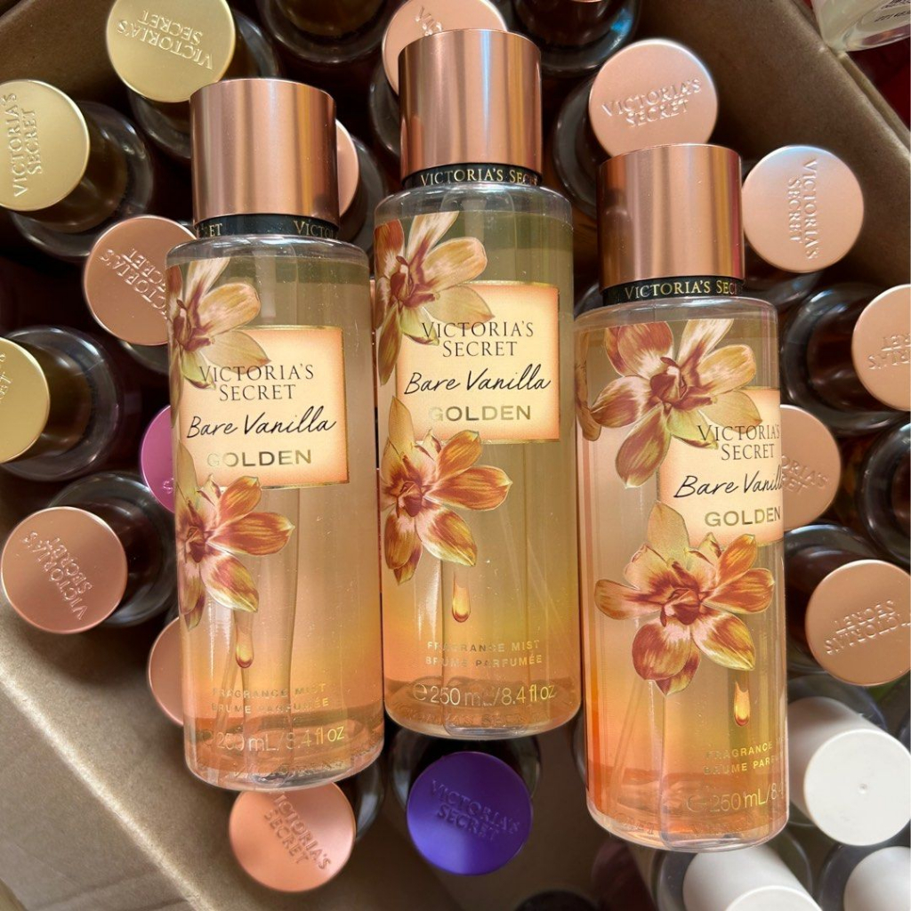 cod! victoria secret bare vanilla golden perfume for woman 250ml best