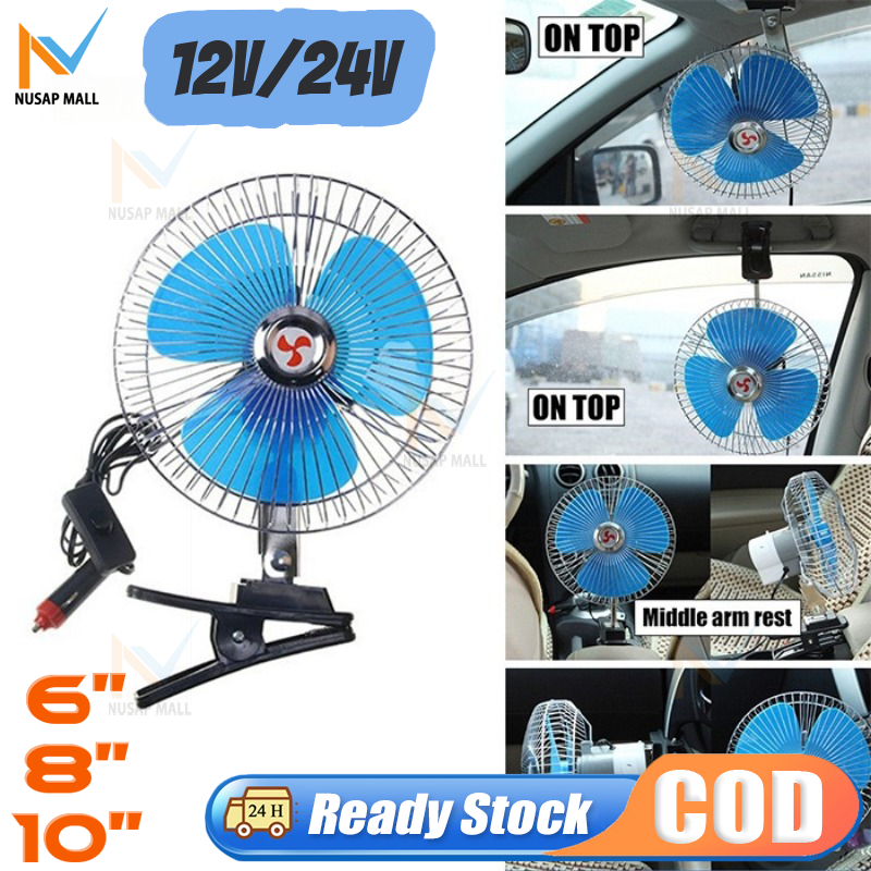 6-10inch Premium Portable Car fan / wagon fan & lorry fan DC 12V/24V ...