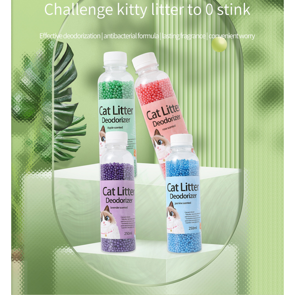 Cat Litter Natural Deodorizer Litter Box Deodorizer Crystal Perfume
