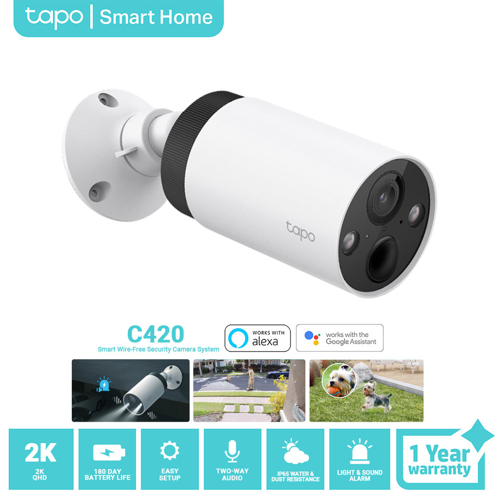 TP-Link Tapo C420 Outdoor Wireless Security Add-On Camera with Night Vision