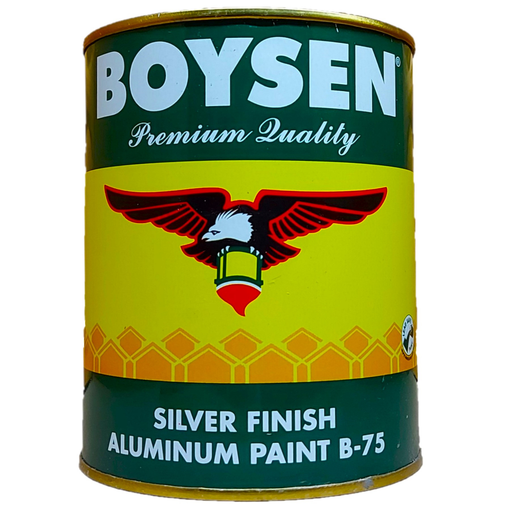 Boysen Silver Finish Aluminum Paint B-75 - 1L | Shopee Philippines