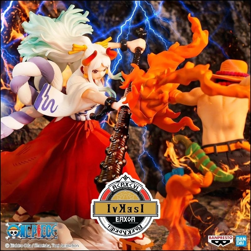 One Piece Senkozekkei Statue Ace vs. Yamato [SET] Shopee Philippines