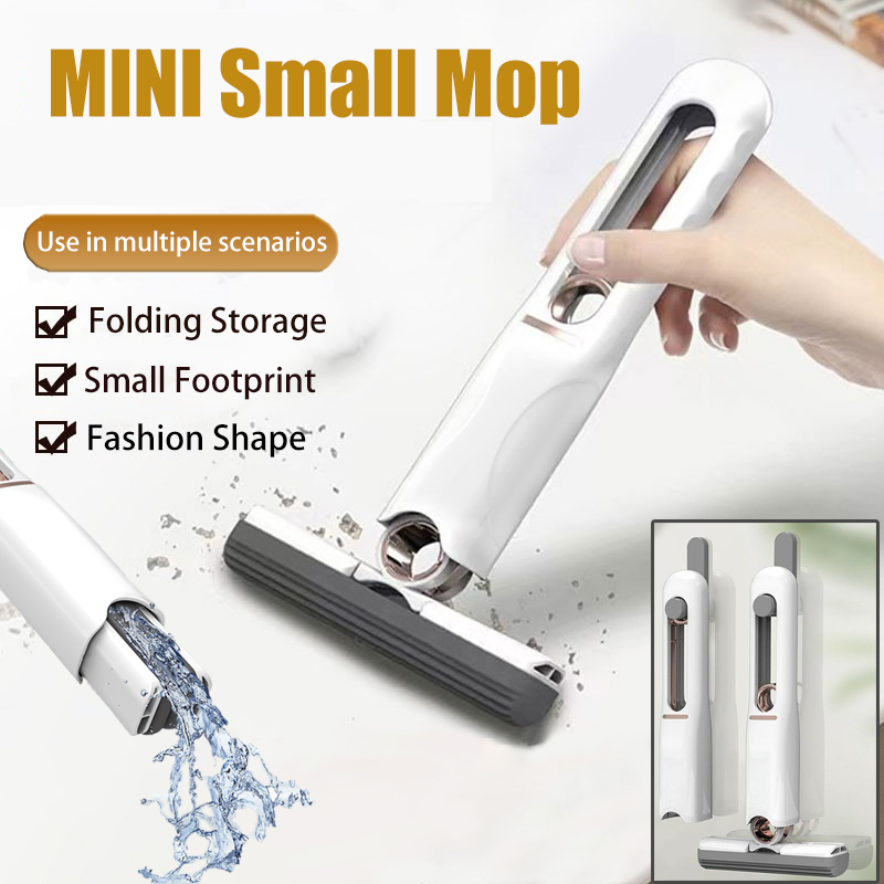 Mini mop desktop cleaning sponge car tea table glass display wiper free ...