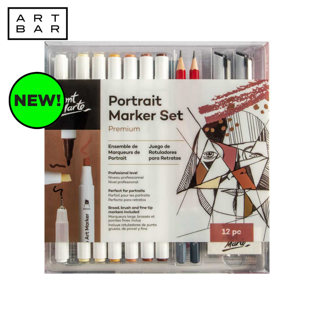 Mont Marte Marker Set Portrait 12pc Alcohol Shopee Philippines