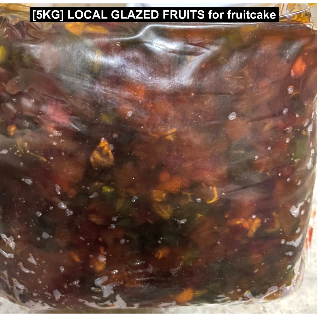 (5kgs) Local Glazed Fruits Mix for fruitcake Shopee Philippines