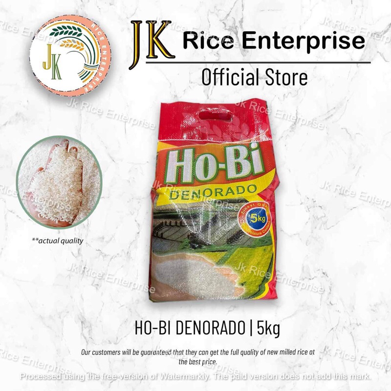 HO-BI DENORADO RICE 5KG (PREMIUM QUALITY RICE) | Shopee Philippines
