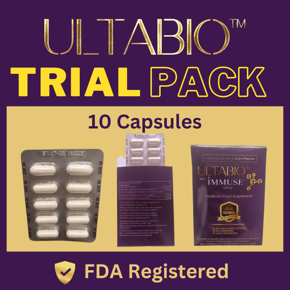 Ultabio TRIAL PACK 10 Capsules Lactococcus lactis strain Plasma ...