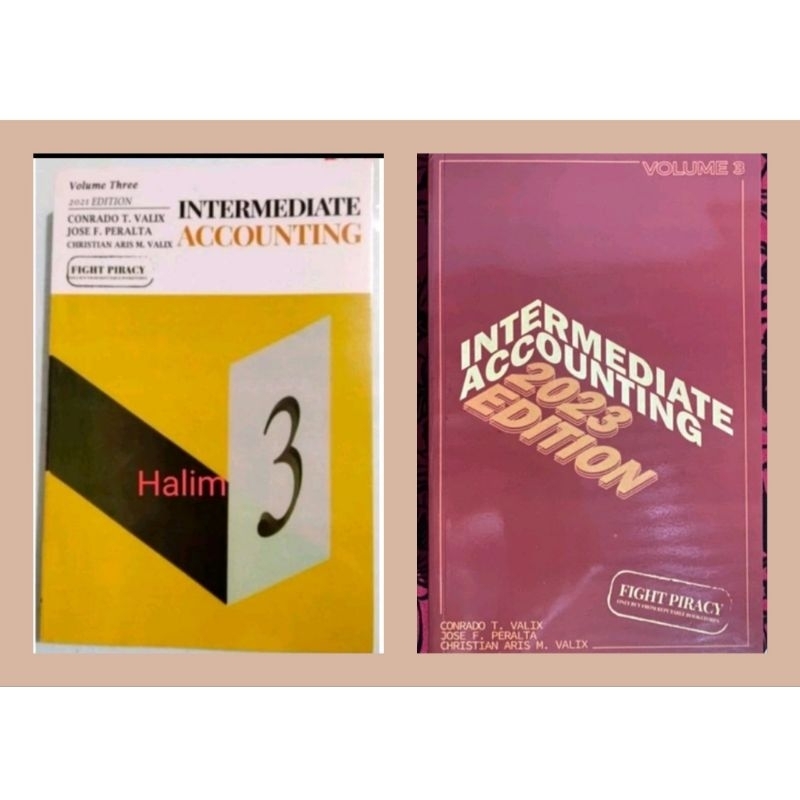 INTERMEDIATE ACCOUNTING VOL. 3 2021&2023 Ed.BY VALIX | Shopee Philippines