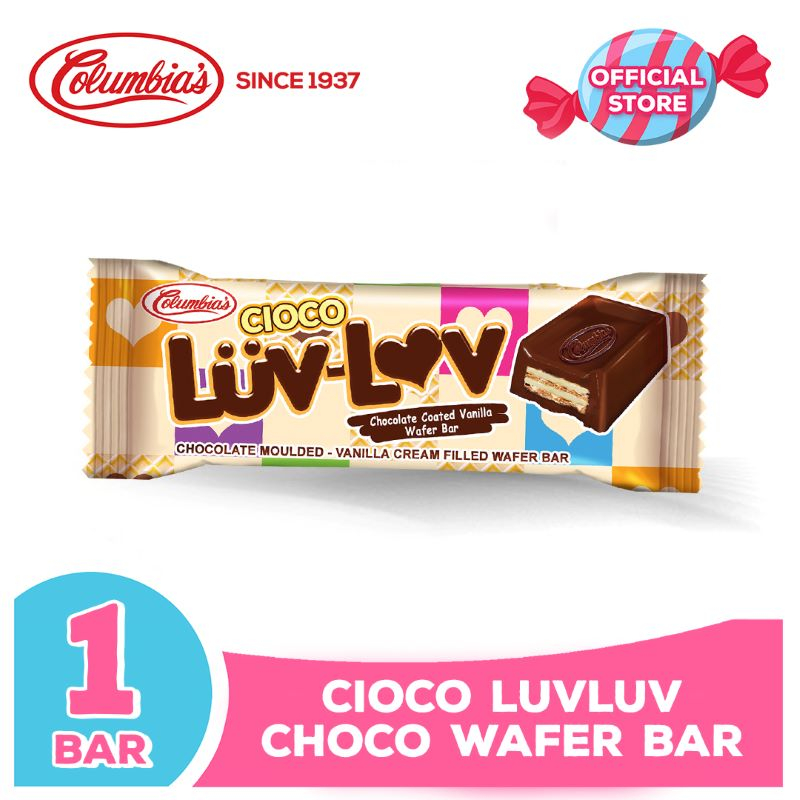 Columbia Candies: Cioco Luv Luv Bar 1 pc. | Shopee Philippines