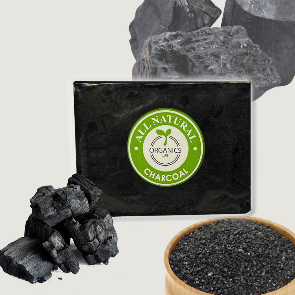 Charcoal soap 135g helps to absorb excess oil, dirt, product buildup