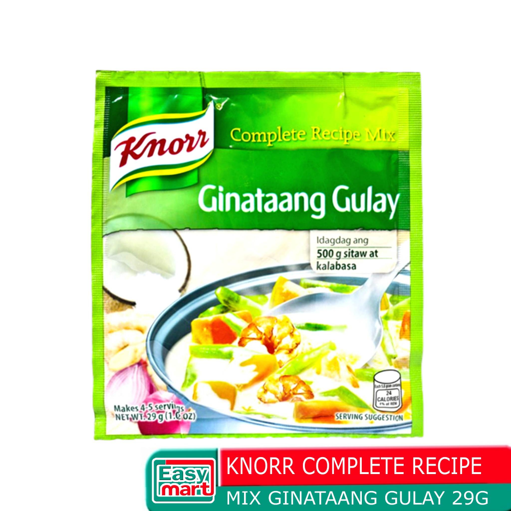 Easymart Knorr Ginataang Gulay Complete Recipe Mix 29g Shopee Philippines 3475