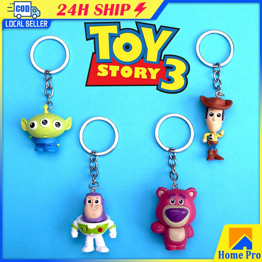 1PC Toy Story Keychains Buzz Lightyear Woody Keychain Collection Doll ...