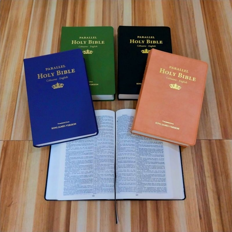 KJV CEBUANO DIGLOT HOLY BIBLE LEATHERBOUND GIANT SIZE Parallel Bisaya ...