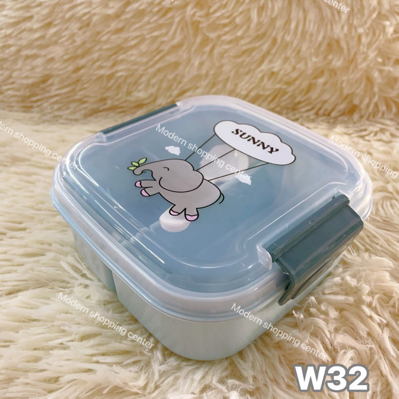 Cute Cartoon Lunch Box Food Storage Box Portable Kids Student Bento Box ...