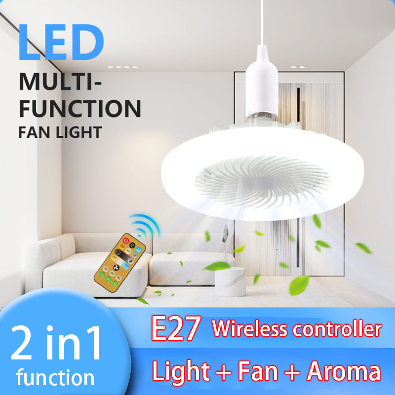 Fan Light Light + Fan 2in1 function 360 degree turn Controller features ...