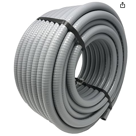 Liquid tight Flexible Conduit Hose - Soft Type PVC Coated | 1/2