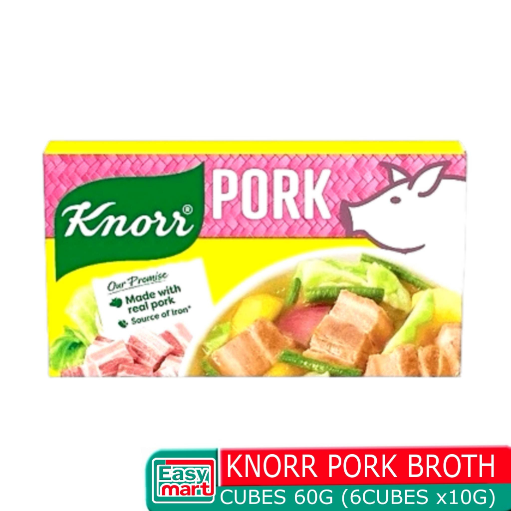 Easymart Knorr Pork Broth Cubes 60g 6 Cubes X 10g Shopee Philippines