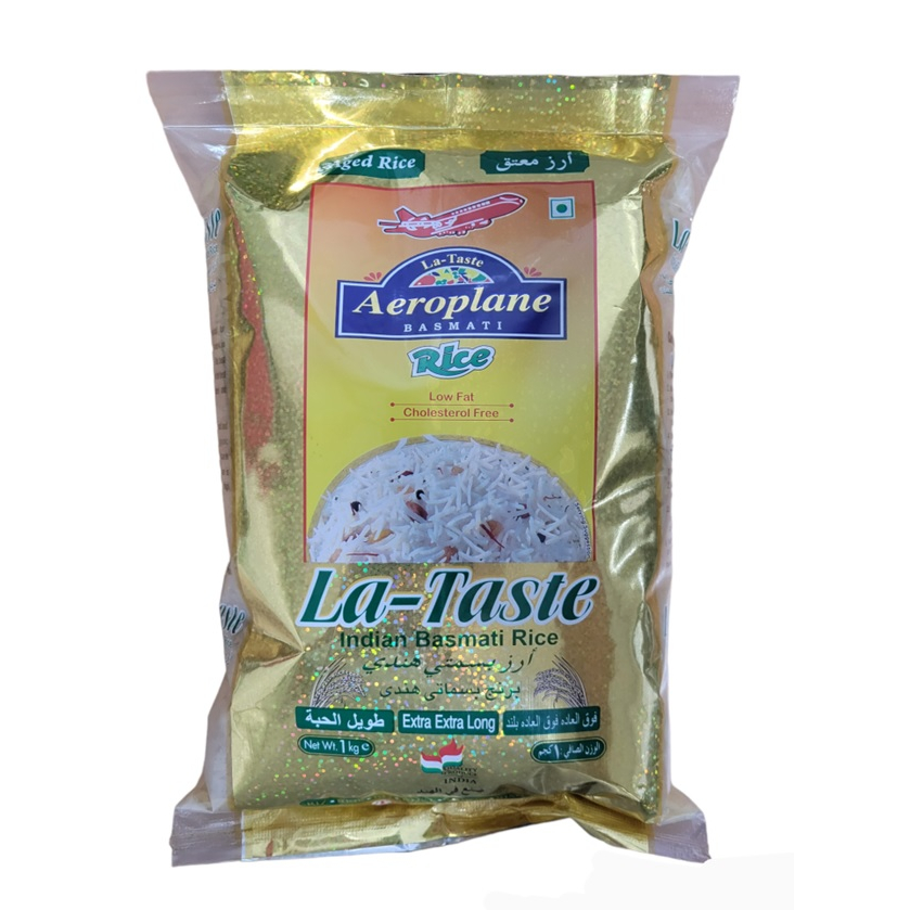 La-Taste Aeroplane India Basmati Rice 1kg | Shopee Philippines