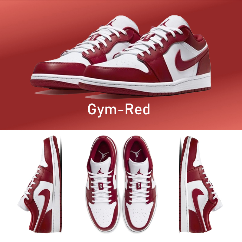 J1 Low OG Gym red Low Top Vintage SNEAKERS Shoe Men s White Red OEM Quality with box Shopee Philippines