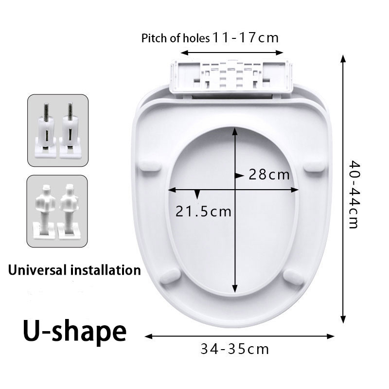 SlowClose U/V/O Type Toilet Seat Cover Universal High Quality Toilet