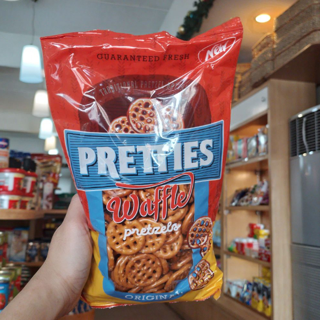 PRETTIES WAFFLE PRETZELS ORIGINAL 255g Shopee Philippines