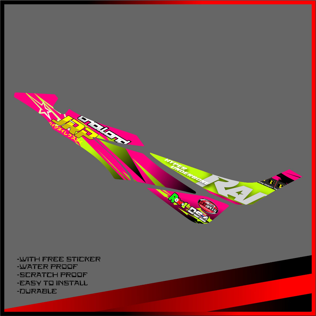 RUSI DL-150 New Sticker Side Cover (you can request any design and ...
