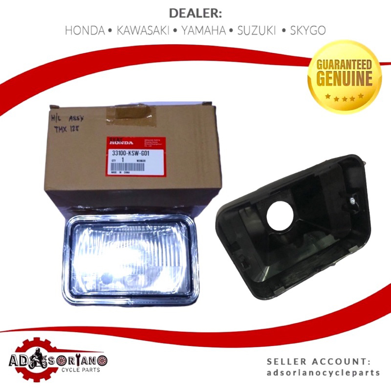 TMX125 ALPHA HEADLIGHT ASSEMBLY 33100KSWG01 Shopee Philippines