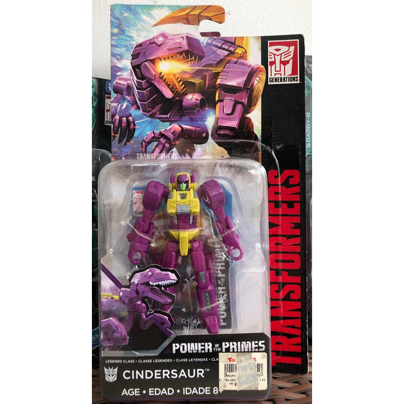 Transformers Cindersaur - Legends Class, Power Of The Primes, Convierte De Robot A Bestia En 12 Pasos