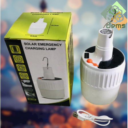 INDOOR OR OUT DOOR SOLAR CHARGE LED LIGHT BULB NICE QUALITY | Shopee ...