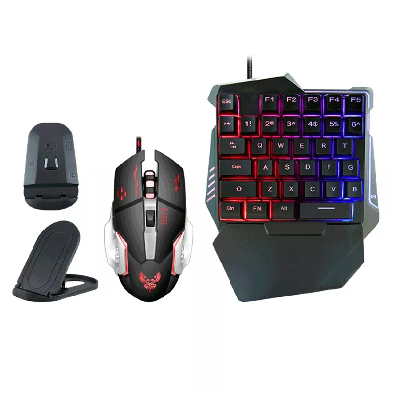 G508 4-in-1 One-Handed Gaming USB Keyboard & Mouse with Bluetooth ...