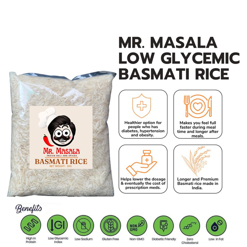 Mr. Masala Low Glycemic Basmati Rice 1KG Shopee Philippines