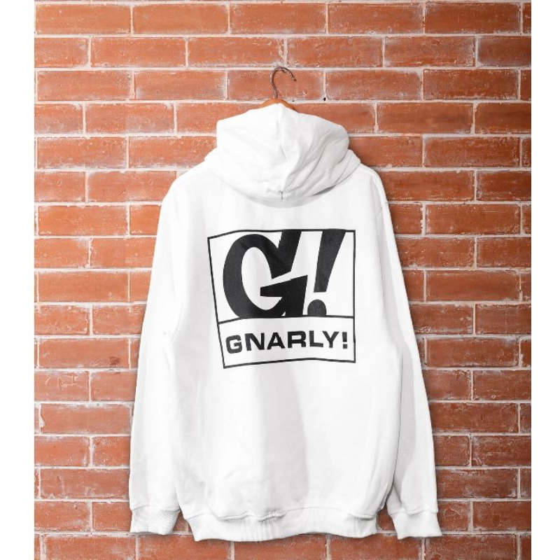 GNARLY! FRAMED HOODIE (WHITE) | Shopee Philippines