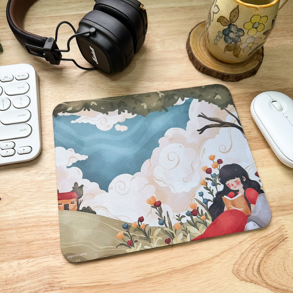 Reading Girl Mouse Pads MP004 Shopee Philippines