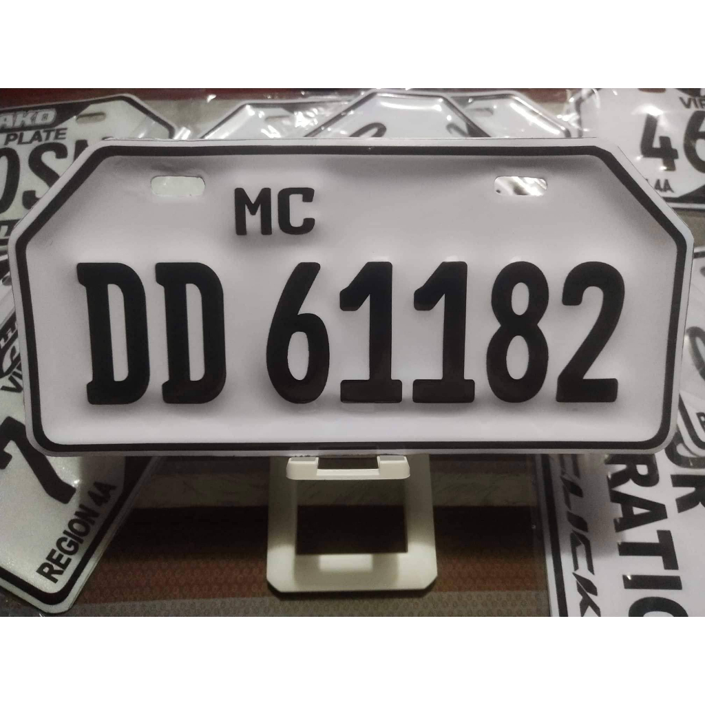 STANDARD MC PLATE (OLD MC PLATE) | Shopee Philippines