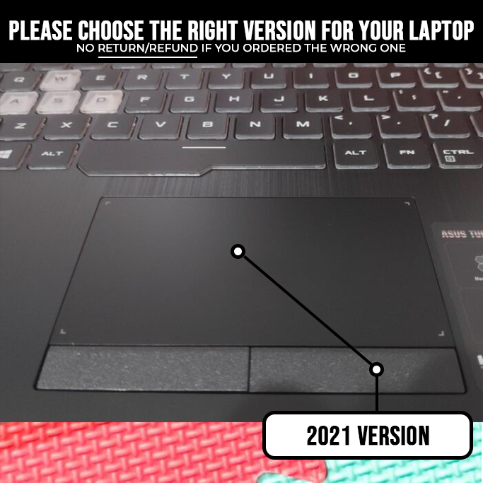ASUS TUF GAMING F15/A15/A17 ASUS ROG Strix G531G Trackpad Protector