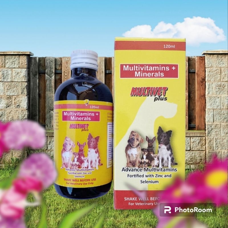 Multivets Plus Advance Multivitamins For Pets 120ml. Shopee Philippines