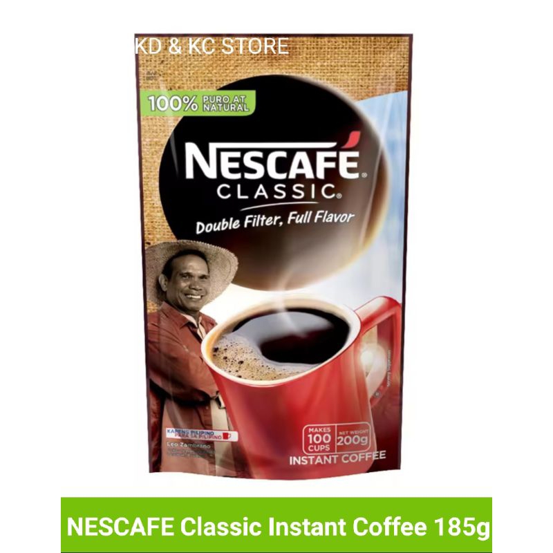 Nescafe Classic Instant Coffee 185g Shopee Philippines 3538