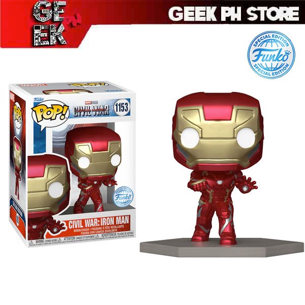 Funko Pop Marvel Civil War Build A Scene Iron Man Special Edition  Exclusive sold by Geek PH Store