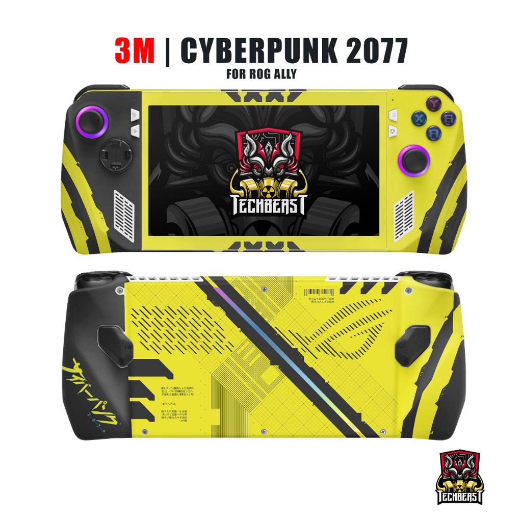 3M ROG ALLY Cyberpunk Skin Custom Mecha Cover Wrap Vinyl SD Techbeast