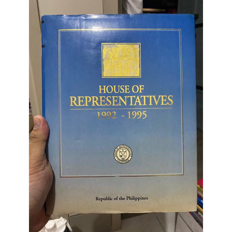 HOUSE OF REPRESENTATIVES, 1992 - 1995 catalog book Philippines | Shopee ...
