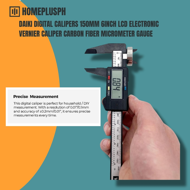 Daiki Digital Calipers 150mm 6inch LCD Electronic Vernier Caliper