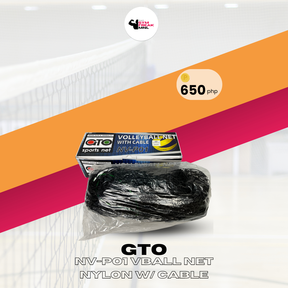 GTO Volleyball Net with Cable NVP01 Shopee Philippines
