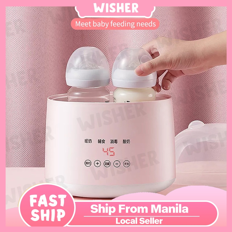 Bottle Sterilizer Milk Warmer in1 Portable Baby Bottle Warmer