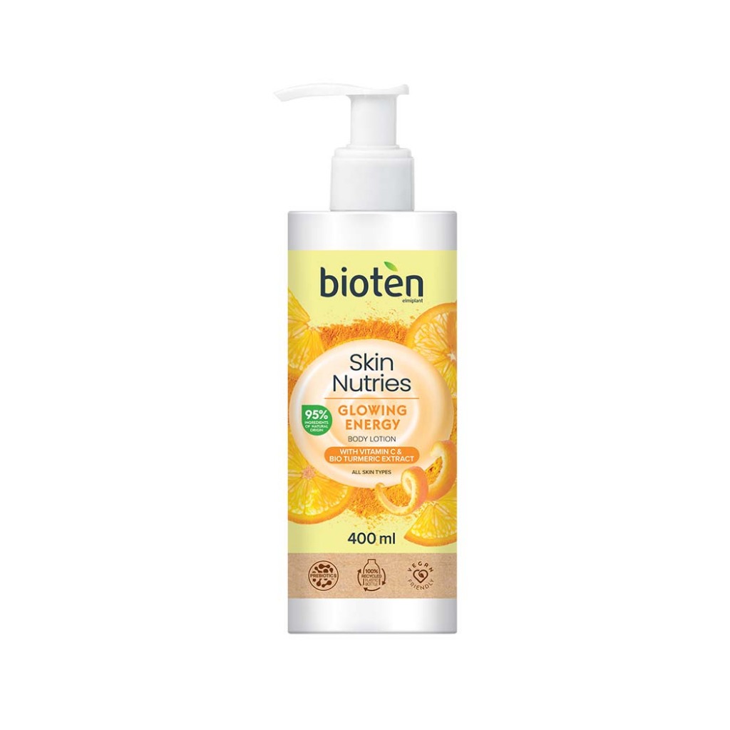 Bioten Body Lotion Skin Nutrients Vitamin C & Turmeric 400ML Shopee