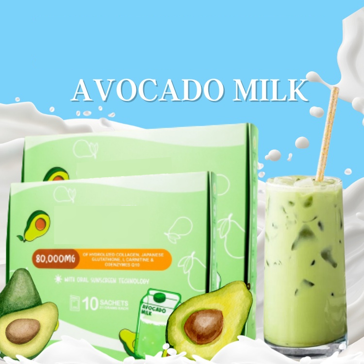 Avocado Milk 80 000 mg Collagen Glutathione by Juju Drink