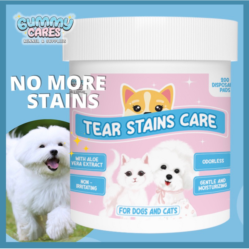 EYE WIPES Tear Stains Care Tear Stains Remover For Dogs and Cats 200