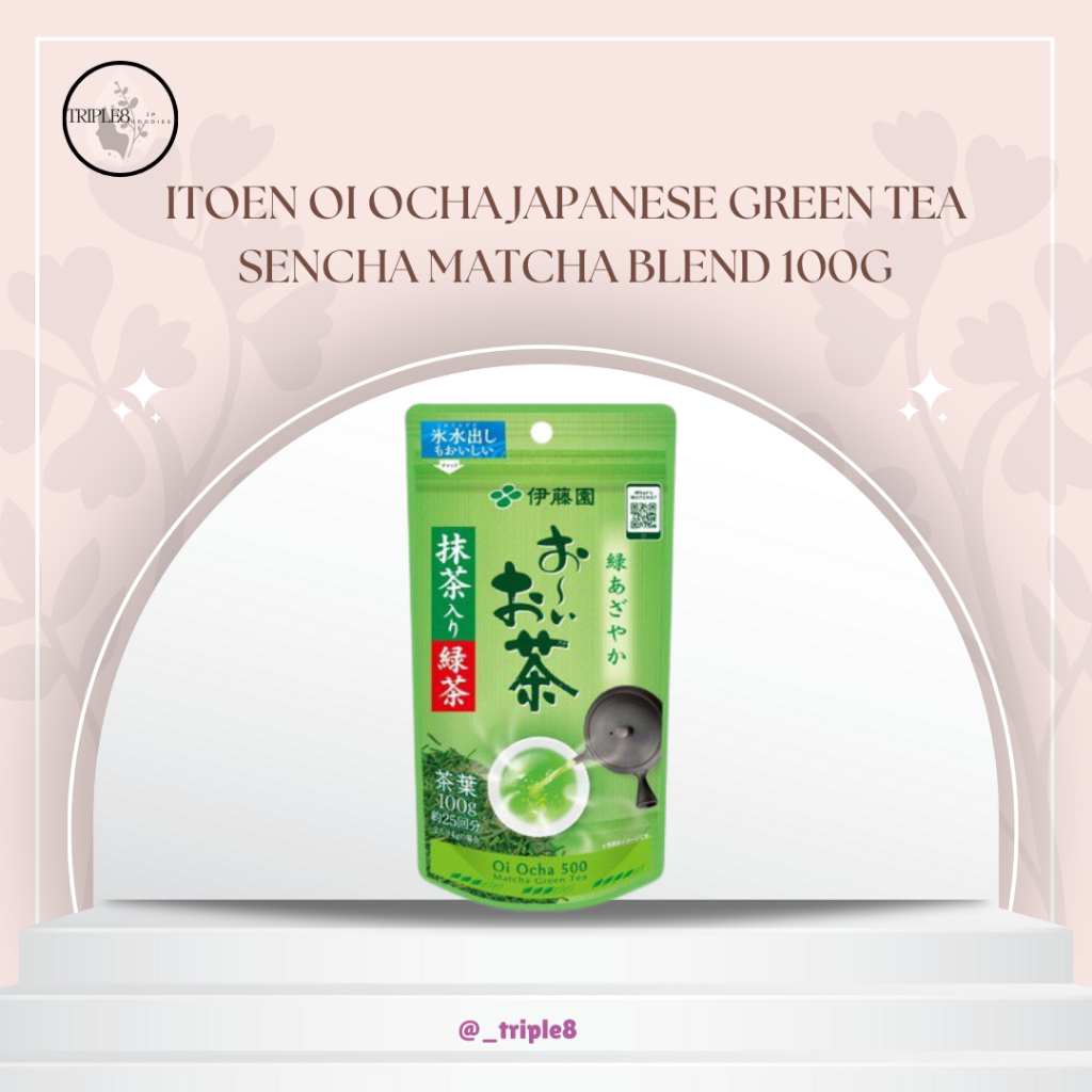 Itoen Oi Ocha Japanese Green Tea Sencha Matcha Blend 100g | Shopee ...