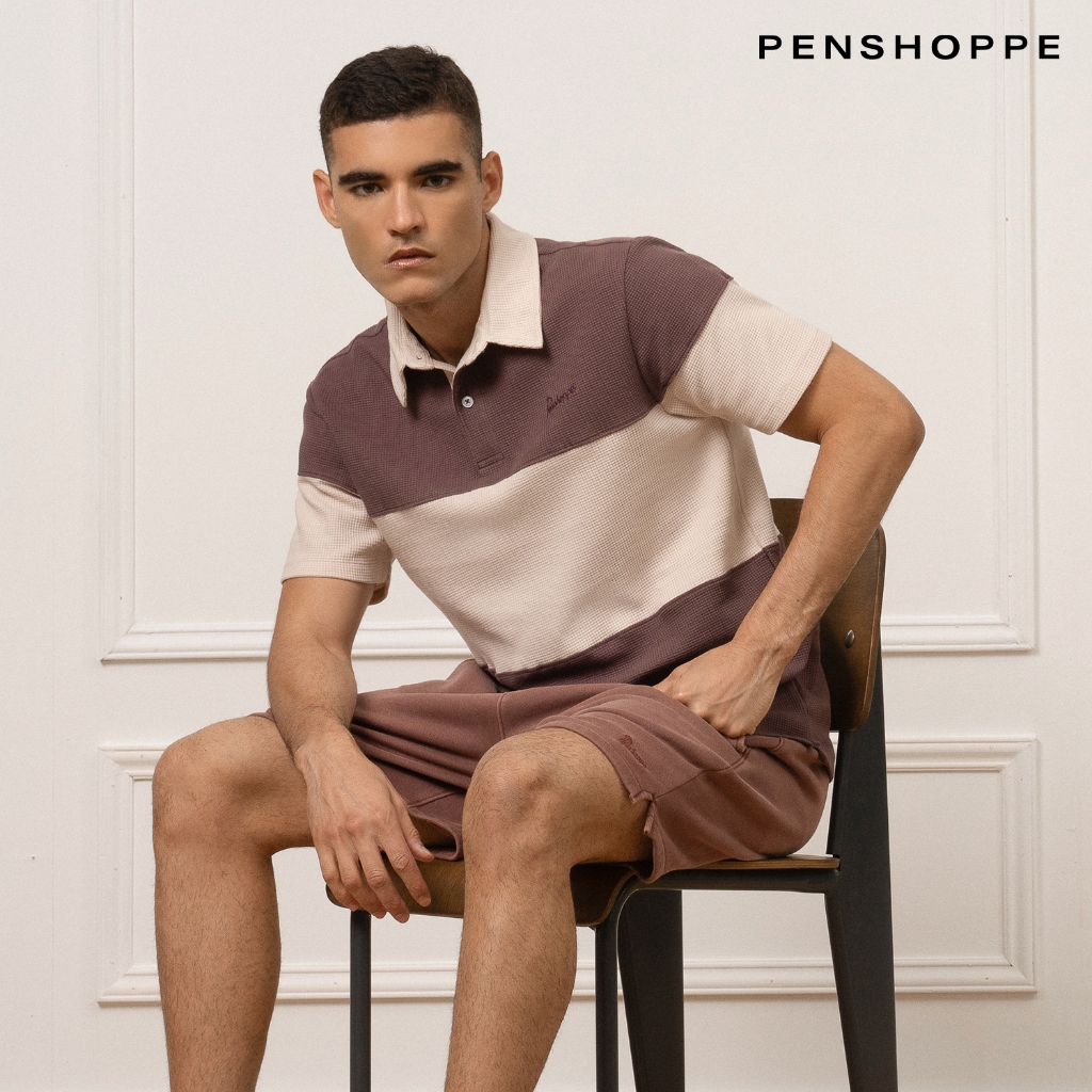 Penshoppe polo shirt maroon sale