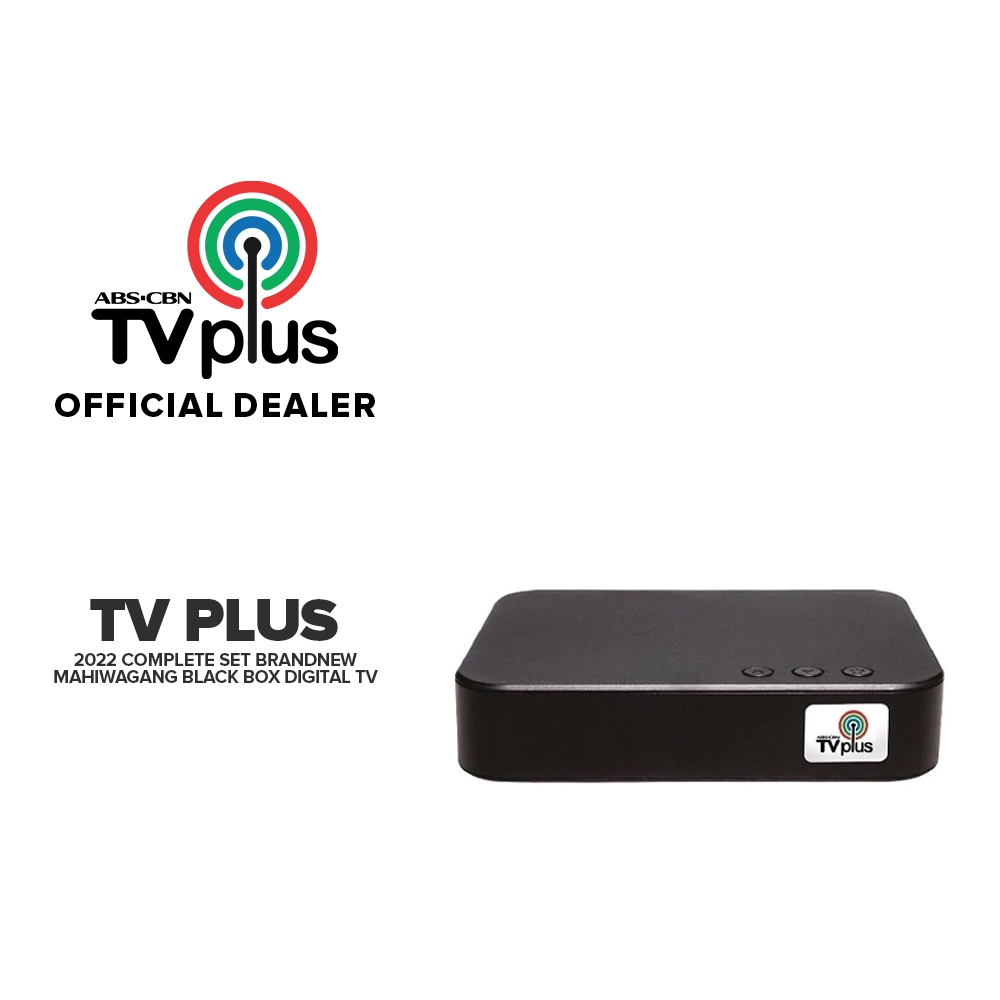 Abs Cbn Tv Plus Complete Set Brandnew Mahiwagang Black Box Digital Tv Shopee Philippines