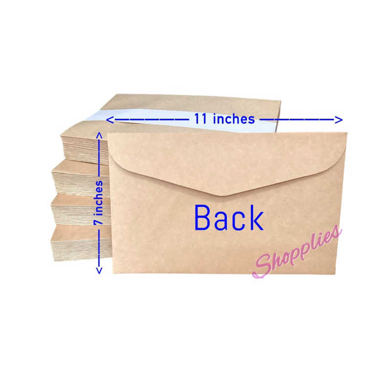 Document Envelope 7” x 11” (100's) Thick | Shopee Philippines